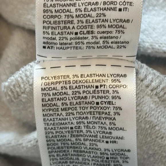 ATHLETA Coaster Luxe Sweatshirt Long Sleeve Pullover Heather Gray Size Small - Picture 11 of 12